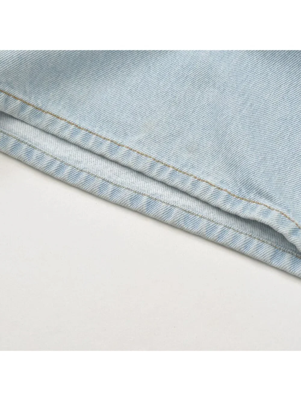 Chanel Cruise Collection Wide Denim Pants CC Logo Indigo Blue
